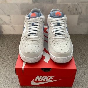 Nike Air Force 1 ‘07 low platinum indigo fog